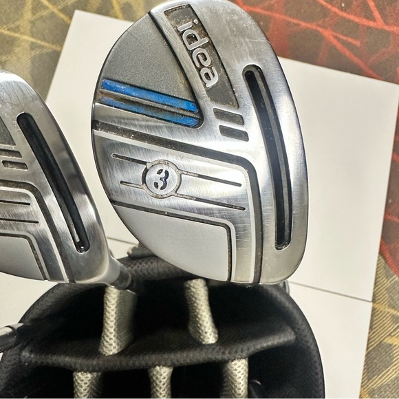 Adams Golf Men’s Hybrid #3- PW Golf Club in Silver and Black - Picture 10 of 15